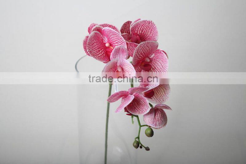 decorative PU butterfly orchid artificial butterfly orchid flowers landscaping flowers
