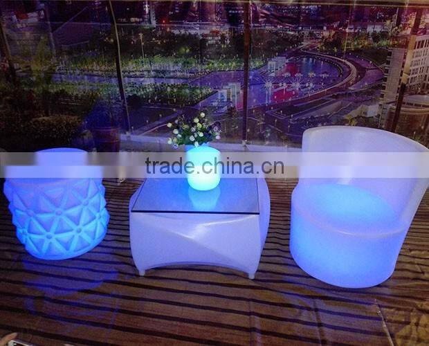 Elegant modern design pineapple shape led stool chair