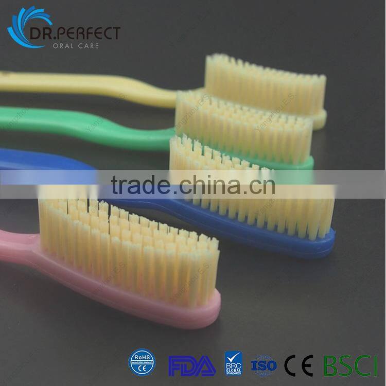 2017 hot sale hard bristle angola toothbrush white teeth brush made in china