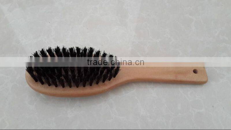 Double side wooden cloth brush