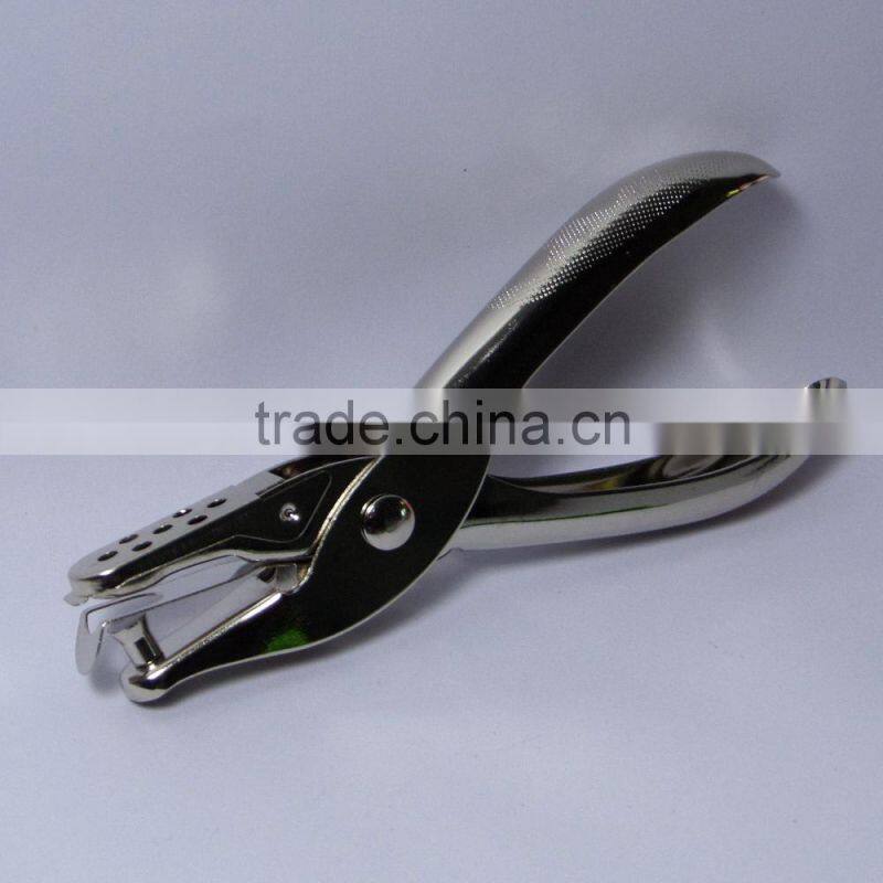 Quality portable all metal handheld single hole paper punch