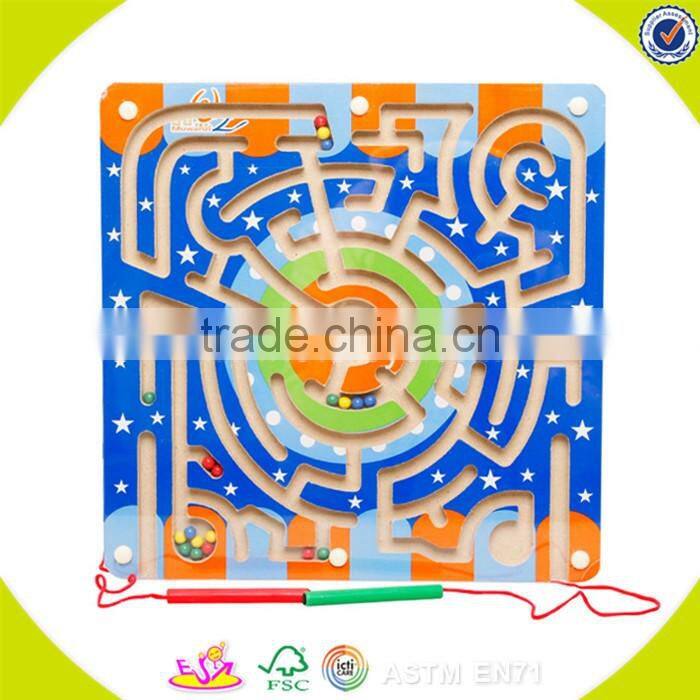 wholesale popular kids wooden toy maze top fashion children wooden toy maze W11H013