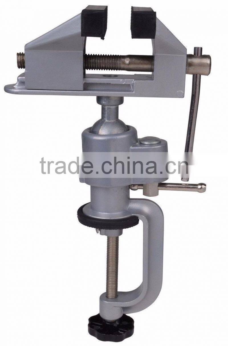 Table Bench Vise Work Bench Clamp Swivel Rotated Vice Hobby Craft Repair Tool