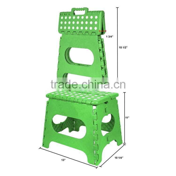 Strong Plastic Foldable Step Stool for Kids
