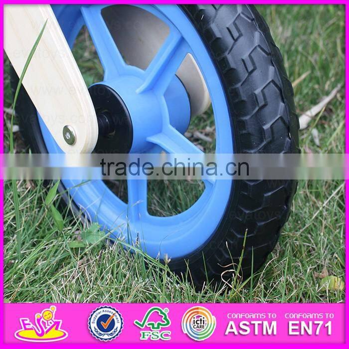 2016 wholesale cheap kids wooden bike bicycle,top fashion child wooden bike bicycle W16C134