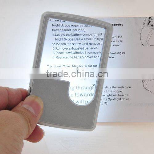 Card Magnifier With Light