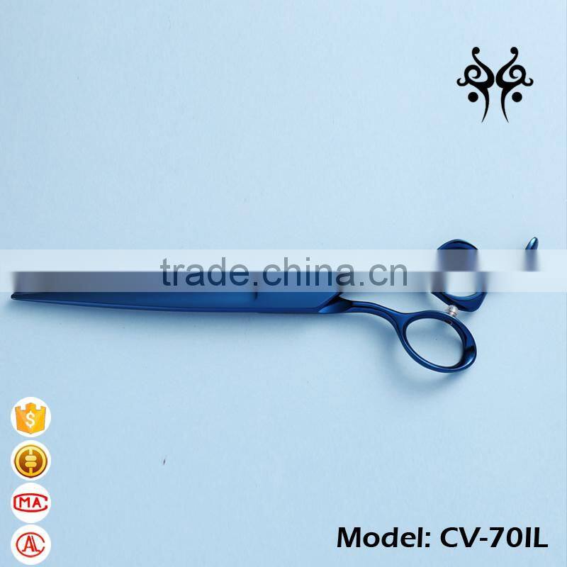 6inch japanese stainless steel pet grooming scissors with opposing handle