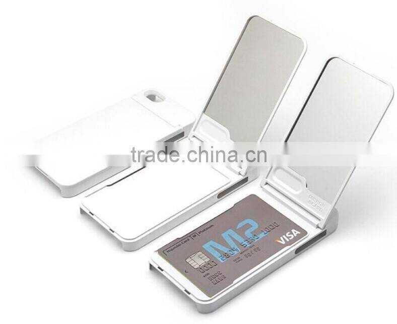 mobile phone cover case with mirror for iphone 4,5