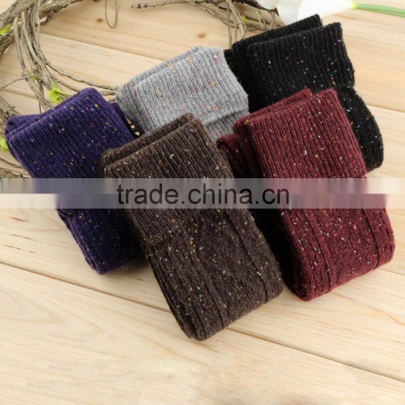 Fashion Sex sock Sexy Women Lace Boot Socks for Women Warm Women's Dot Wool Blend Long Knee High Winter Boot Socks New