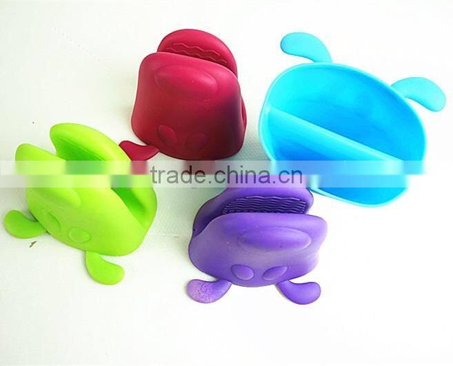 10106 dog head shape Silicone Heat Resistant Grilling BBQ Gloves for Cooking, Baking