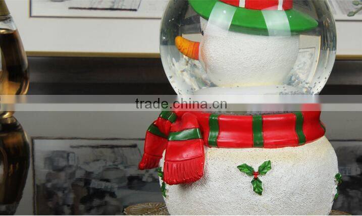 Hot Sale christmas snow Gifts globe musical christmas snow globe