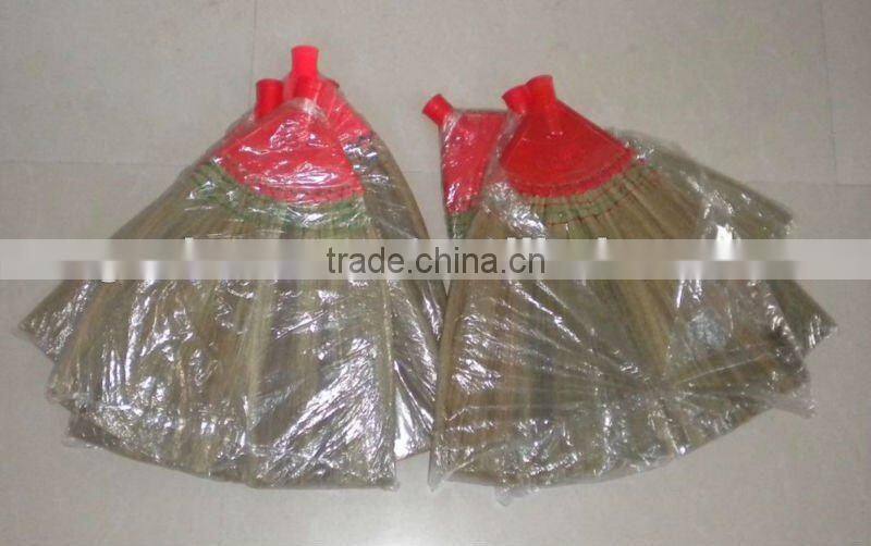 hot sale india grass broom with handle