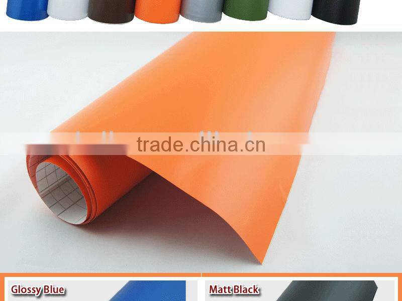 alibaba china auto accessory car wrap matt pvc color film hot