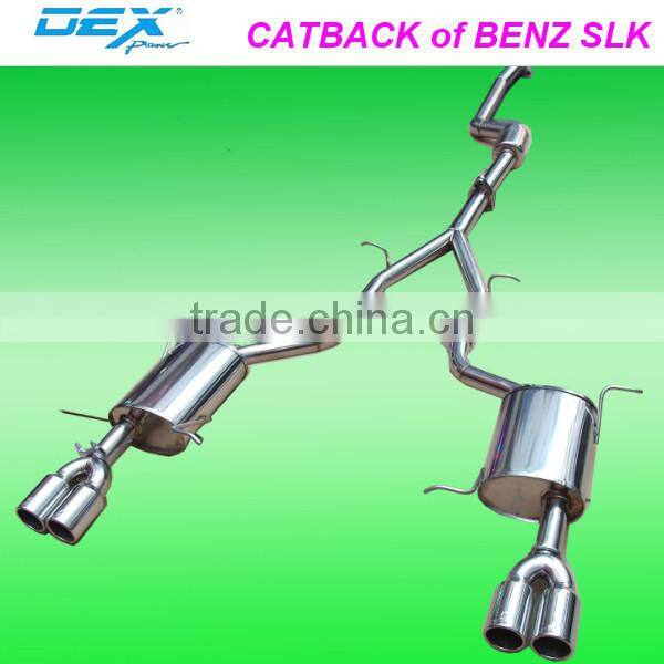 exhaust catback for B-ENZ SLK auto muffler manufacturers