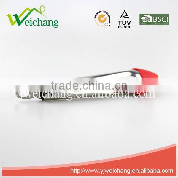 WCK003-J Good Quality Food Tong Tot Sale Aibaba Custom Color Slicone Food Tong