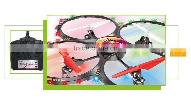 Two color mini rc drone 2.4g 4-axis ufo aircraft quadcopter