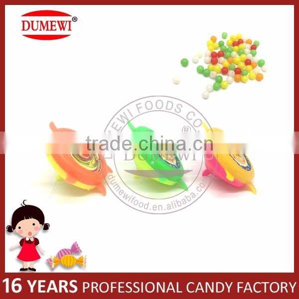 Plastic Spinning Top Candy Gyro Toy Candy