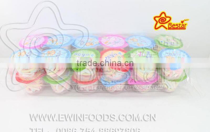 Noodle Halal Marshmallow Cup With Fruit Jam