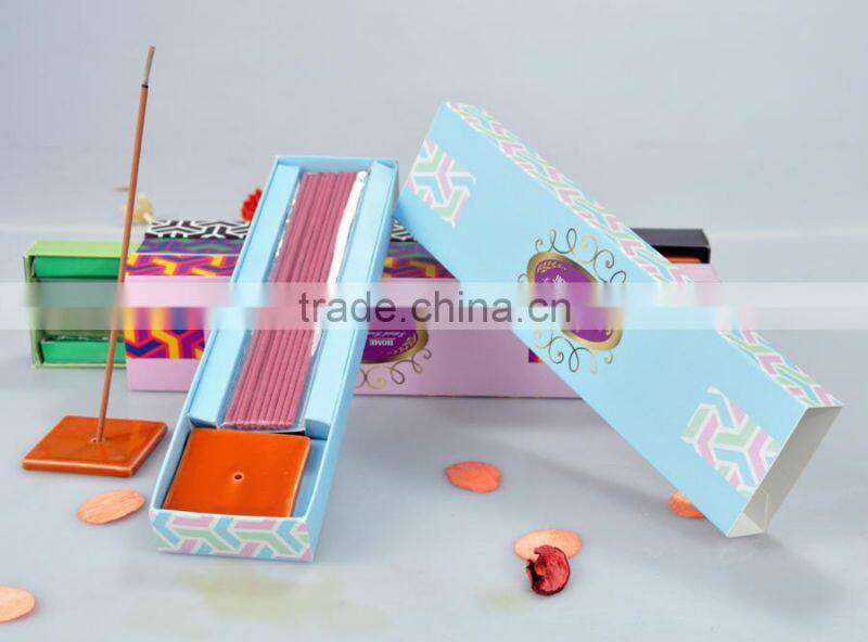 2015 HK home product fair incense gift/india cone incense/scented incense gift set/color incense sticks