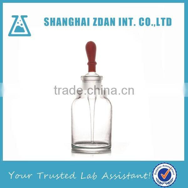 Black Rubber Head Glass Dropping Bottle