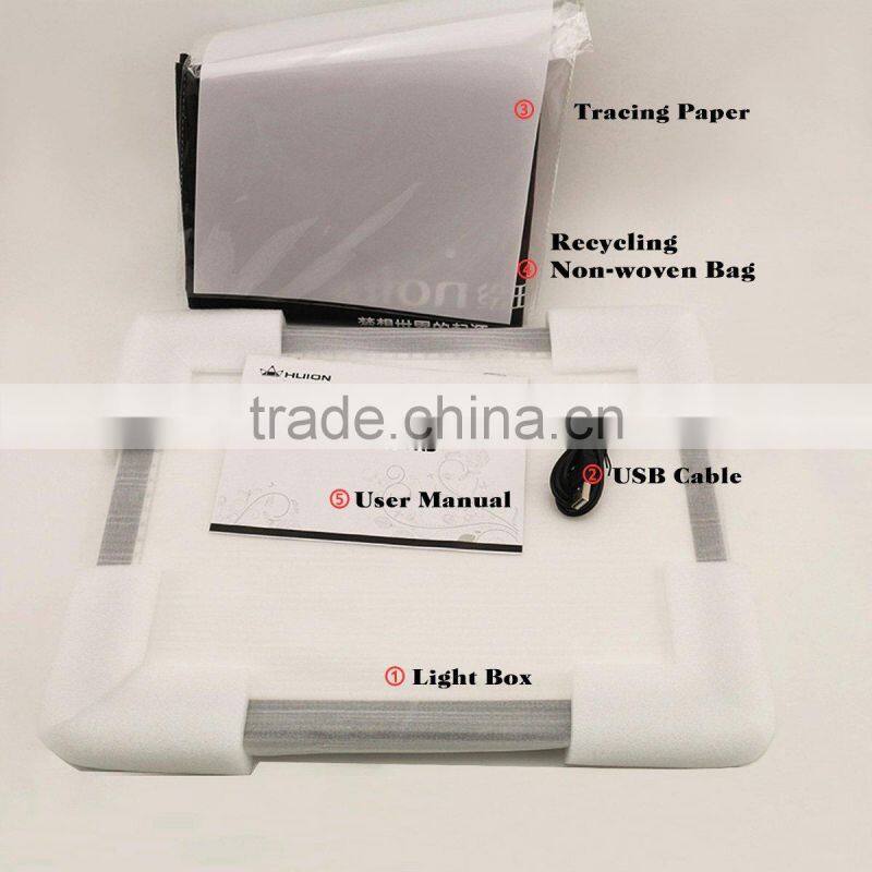 Cheapest!!! Huion L4S USB powered led light board for drawing tattoo tracing light box