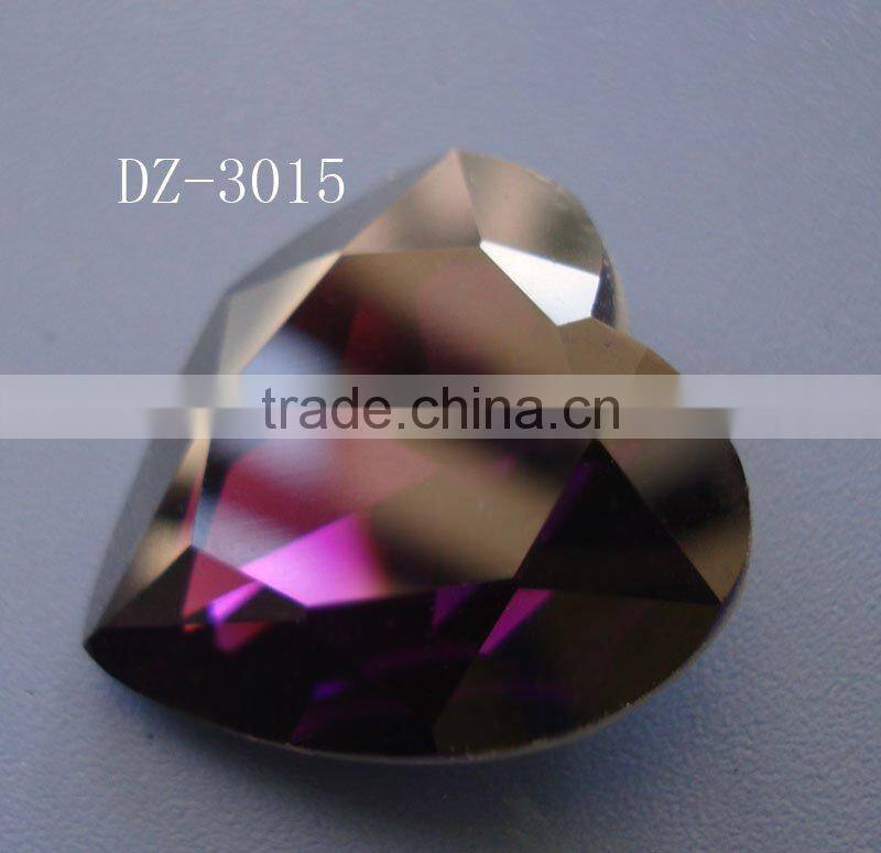 heart shape crystal fancy stone