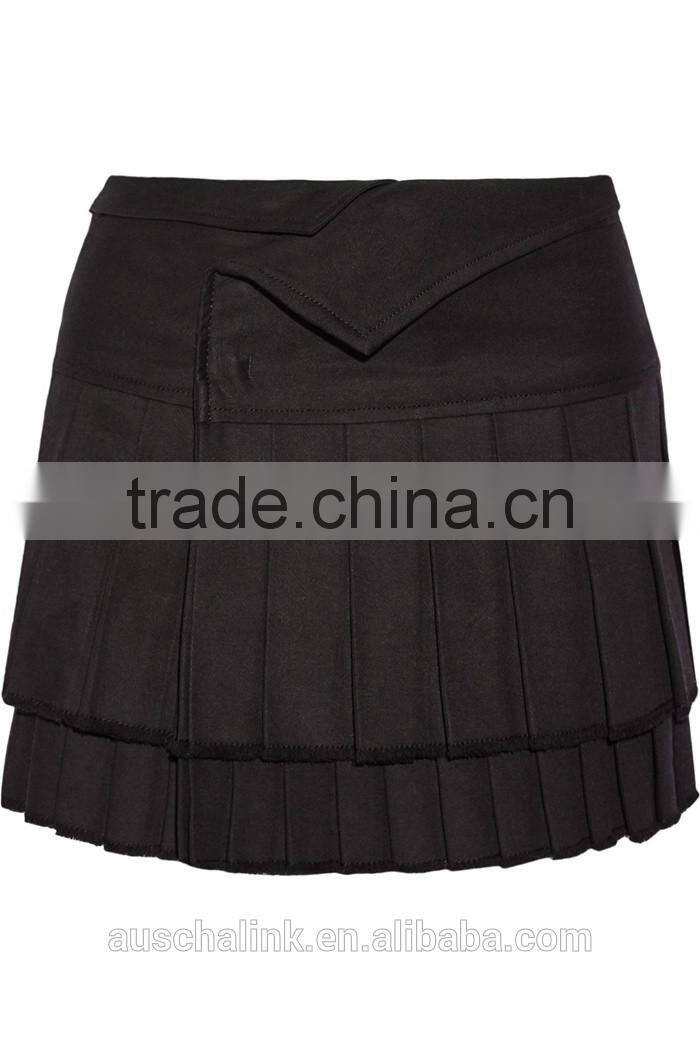 high quality custom ladies black cotton indian style skirts