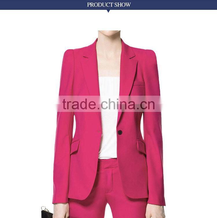Guangzhou Factory Woman Jackets Apparel For Ladies Formal Blazer OEM