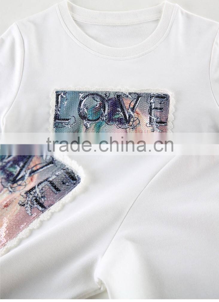 Plus size women sweater brand OEM service spring antumn European simple fashion style