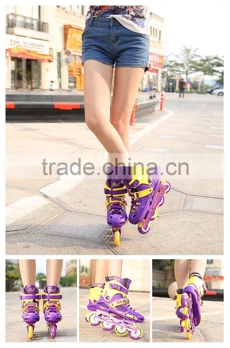 professional single row quad roller skates inline for adults couple 2017