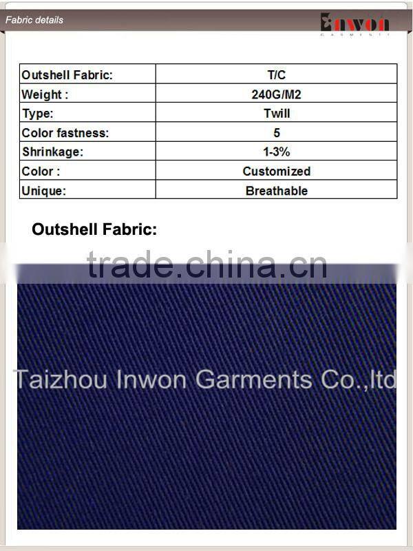 Wholesale cheap coverall oil and gas workwear with pockets