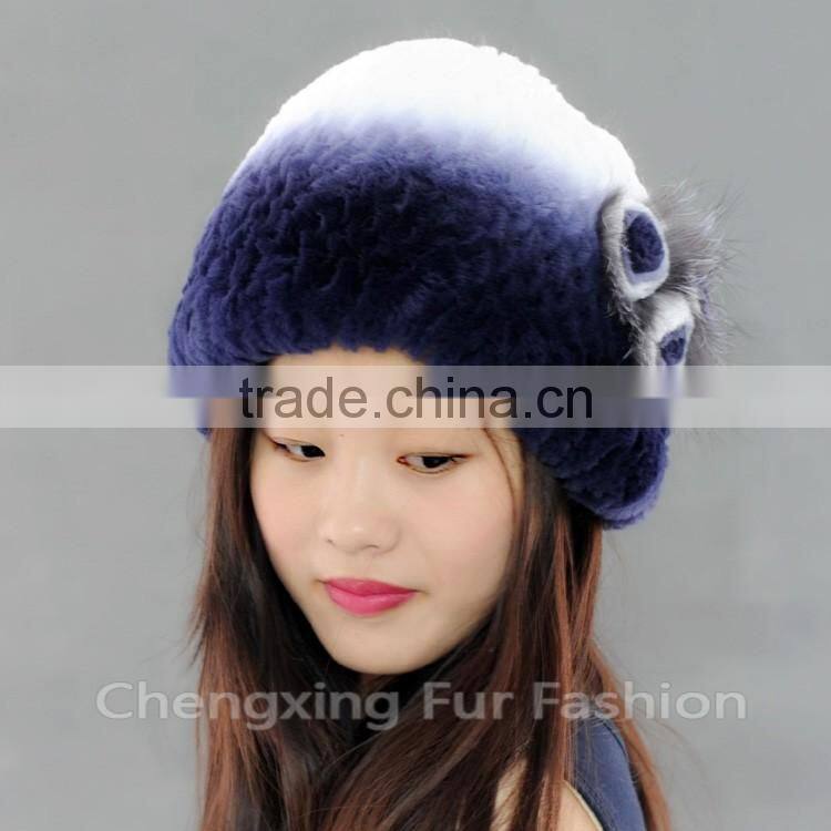 CX-C-246E 2016 Russian Fashion Rex Rabbit Fur Winter Hat