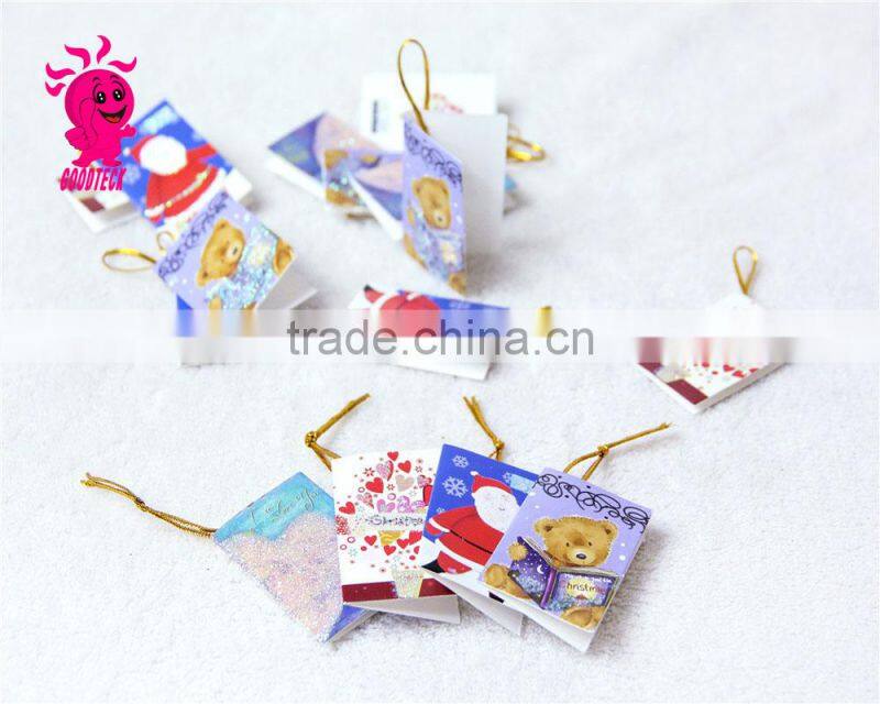 Hot sale 2015Christmas card with Christmas characters