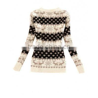 2106 new Christmas women pullover sweater with long sleeve