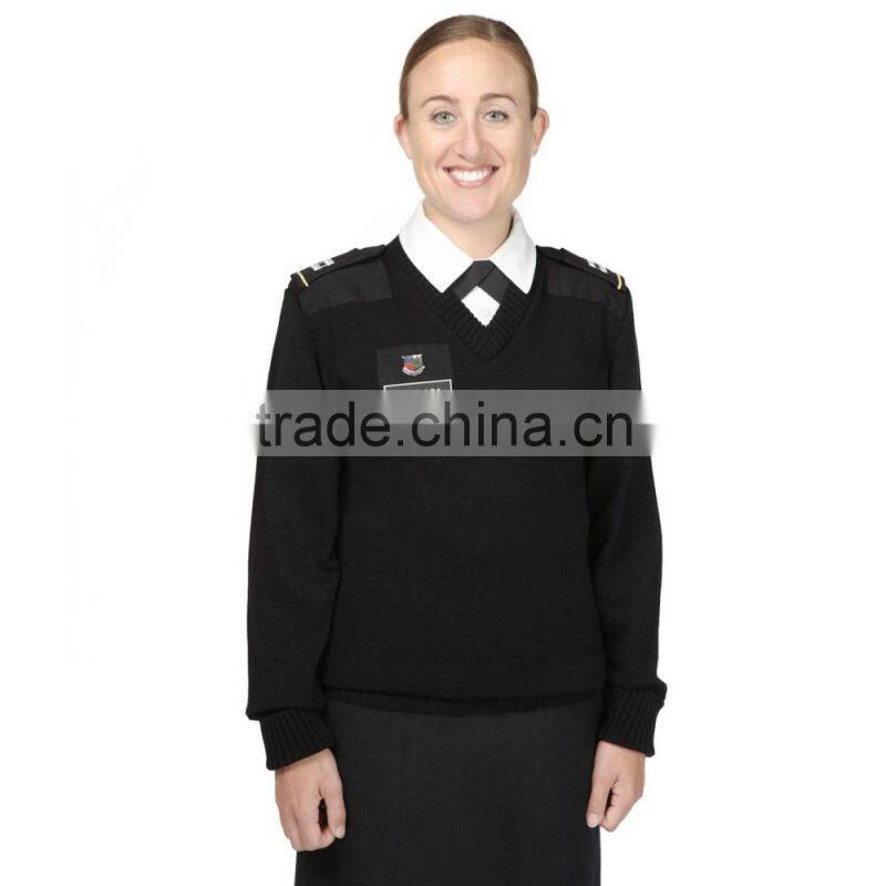 China professional sweater manufacturer wholesale cheap military uniform police style security style custom uniform