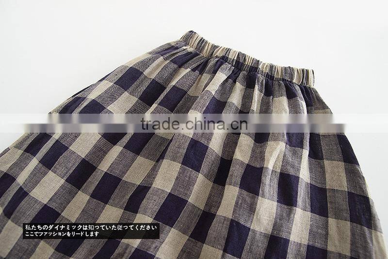 Cotton Mix Linen Fabric Harem Pants Wholesale Boutique Children Clothing Trouser