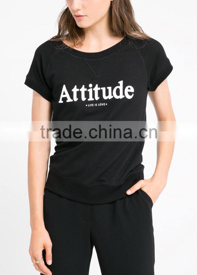 printing cotton tshirt for women