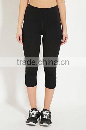 2017 Hot Sale Women Clothing Custom Fashion Blank Cropped Skinny Leggings