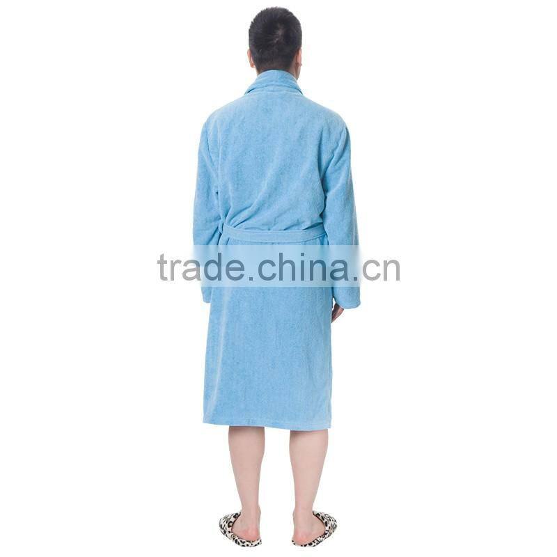 Average Size Stock Customized Logo Cheap Cotton Hotel Bath Robe