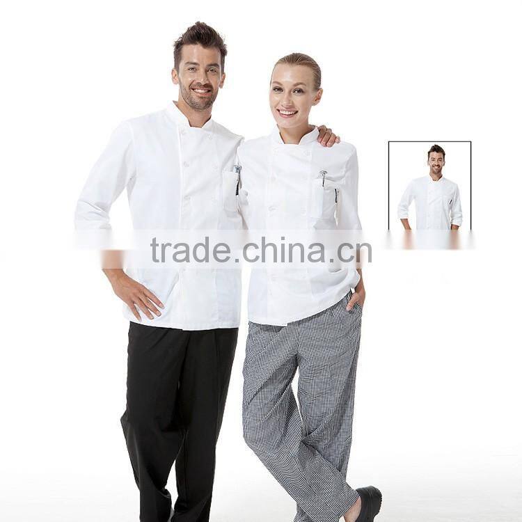 China Work Uniforms Factory Made Restaurant Chef Uniform for Catering Staff