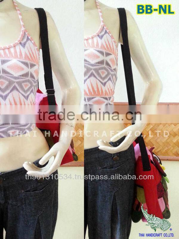 Hill Tribe shoulder bag Patchwork Fabric OWL