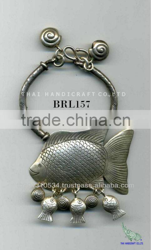 Thai Karen Silver Bracelet Jewelry 925 Sterling Silver