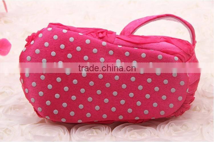 Solid rose baby girls dress shoes