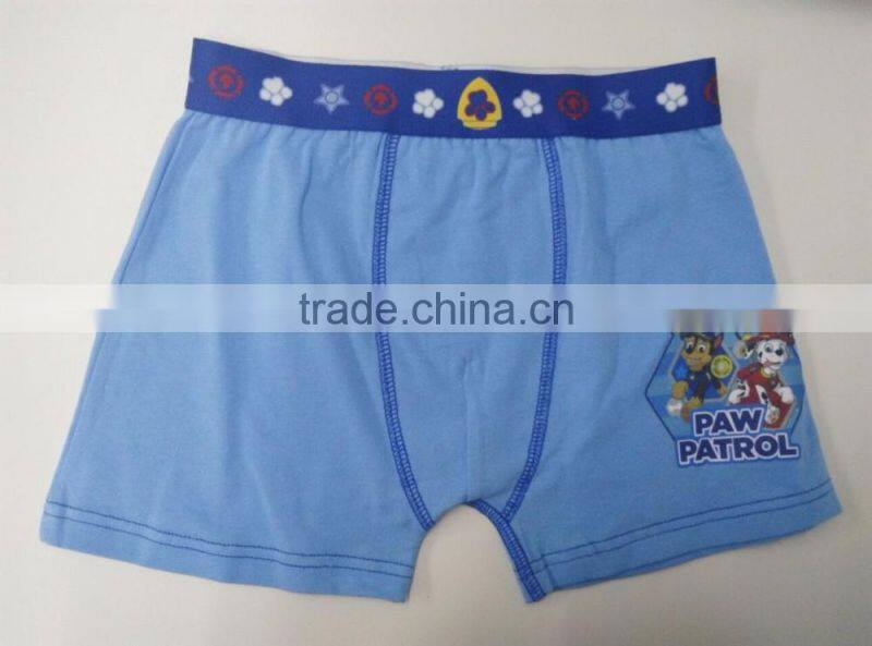 New design boxer hot sale boys brief 90%cotton 10%elastane fashion Children underwear