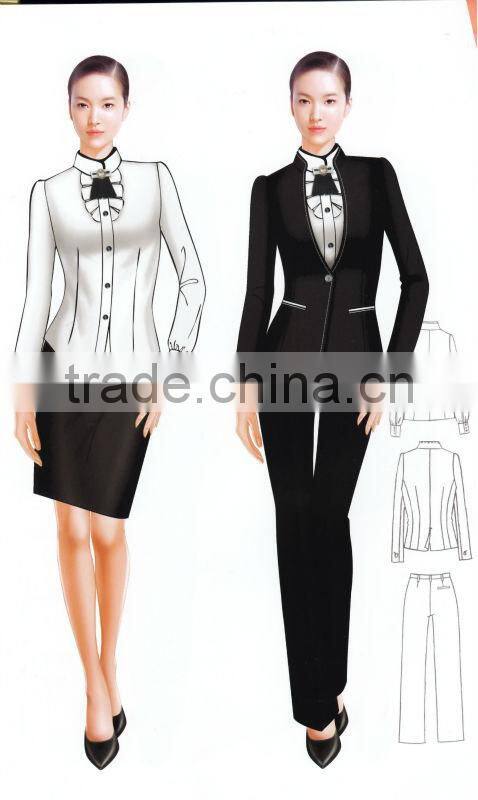 Fashion Ladies elegant business suit , lady office uniform, business suit for women