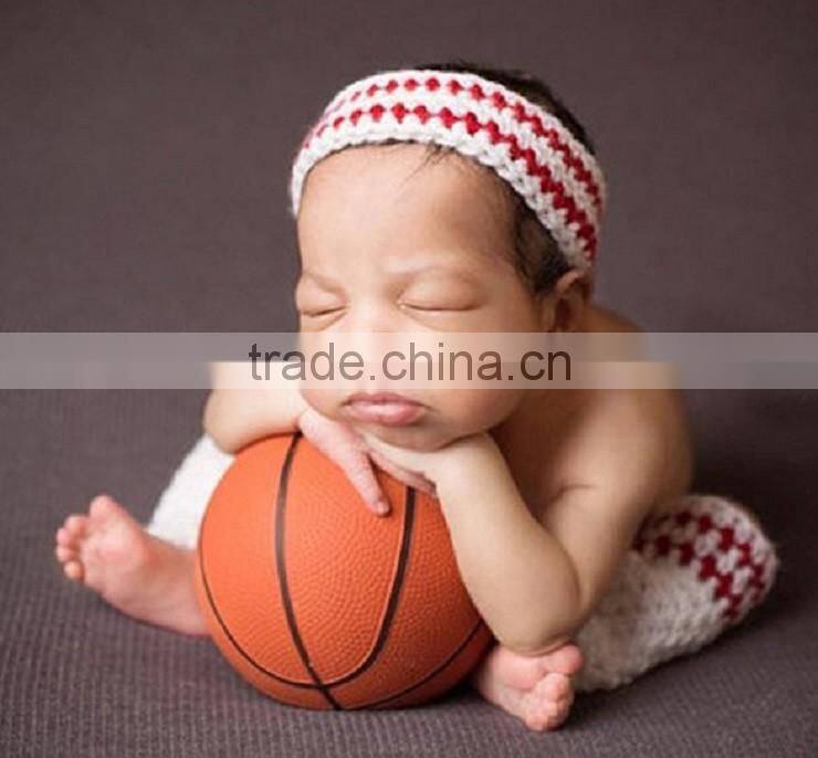 Good quality baby knitted cap/baby handmade cartoon hat pant set
