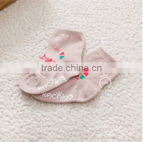 baby cute cotton socks, silicone print baby socks,baby socks
