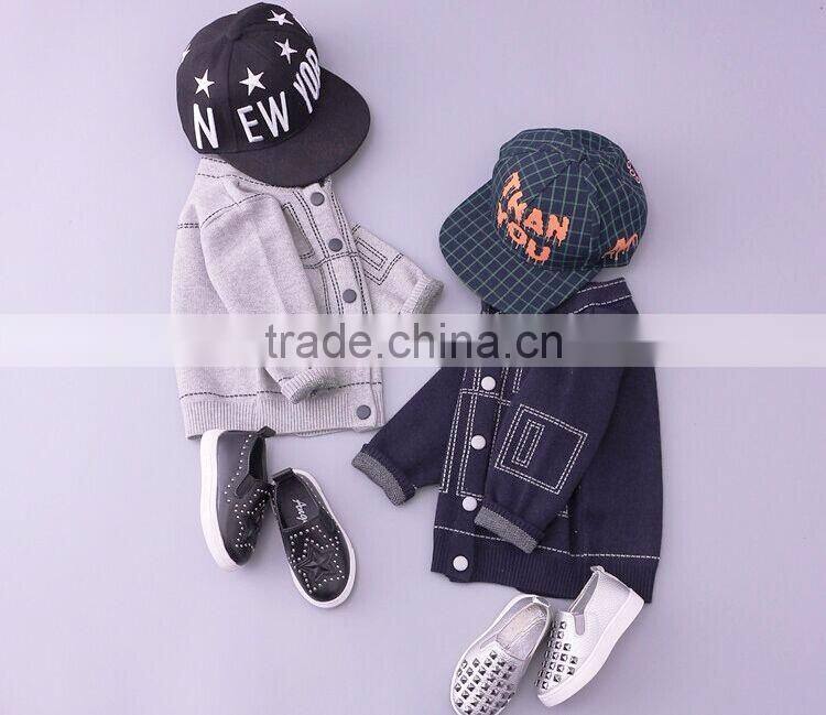 Fashion Design Boys Cotton Children Sweaters Knitting Kids Cardigan