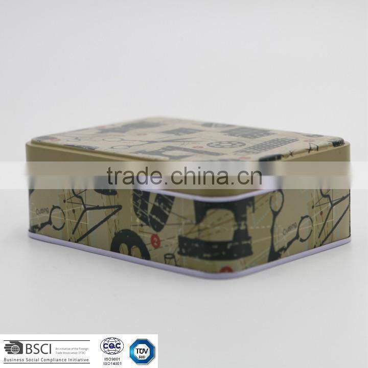 D&D home & traveling hand embroidery sewing box with sewing accessories notions