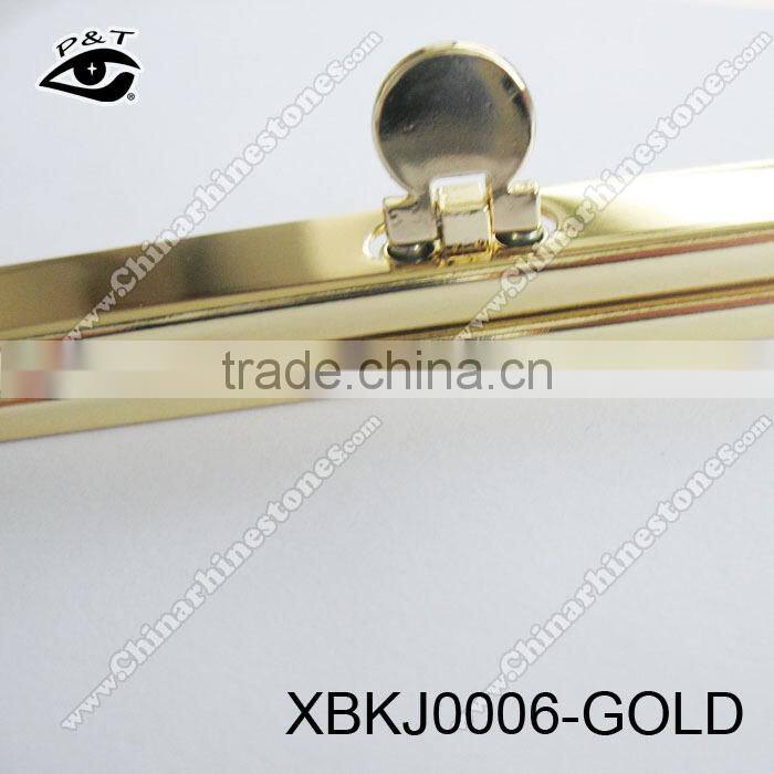 19CM Gold Color Wallet Coin Clasp Metal Purse Frame for handbags accessories